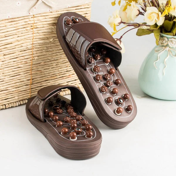 Acupressure Magnetic Massage Therapy Sandals ( FREE 3 Pair Socks )