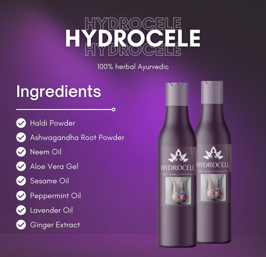 Hydrocele Ayurvedic Oil - BUY 1 GET 1 FREE
