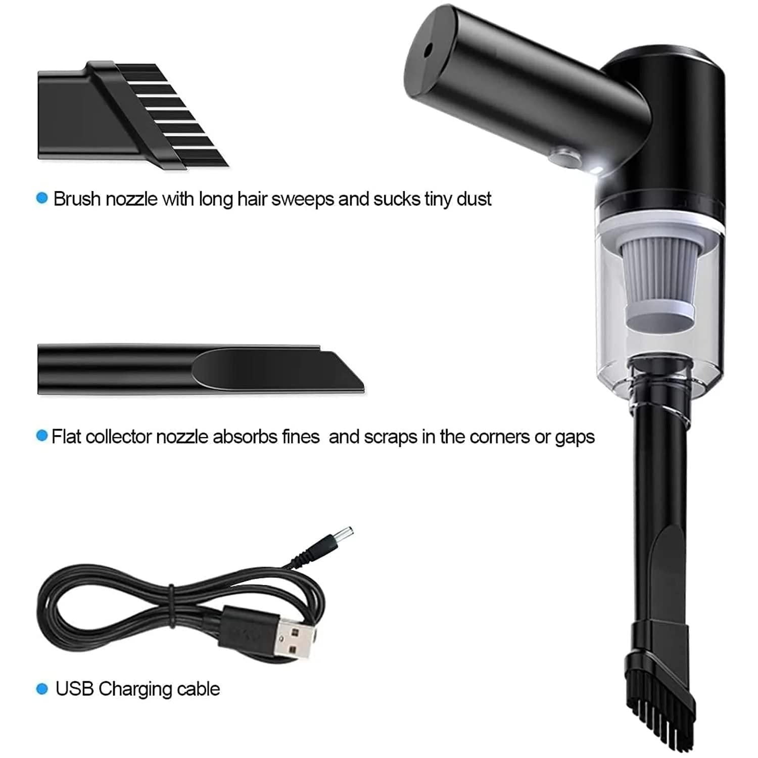 USB Portable Air Duster Wireless Vacuum Cleaner